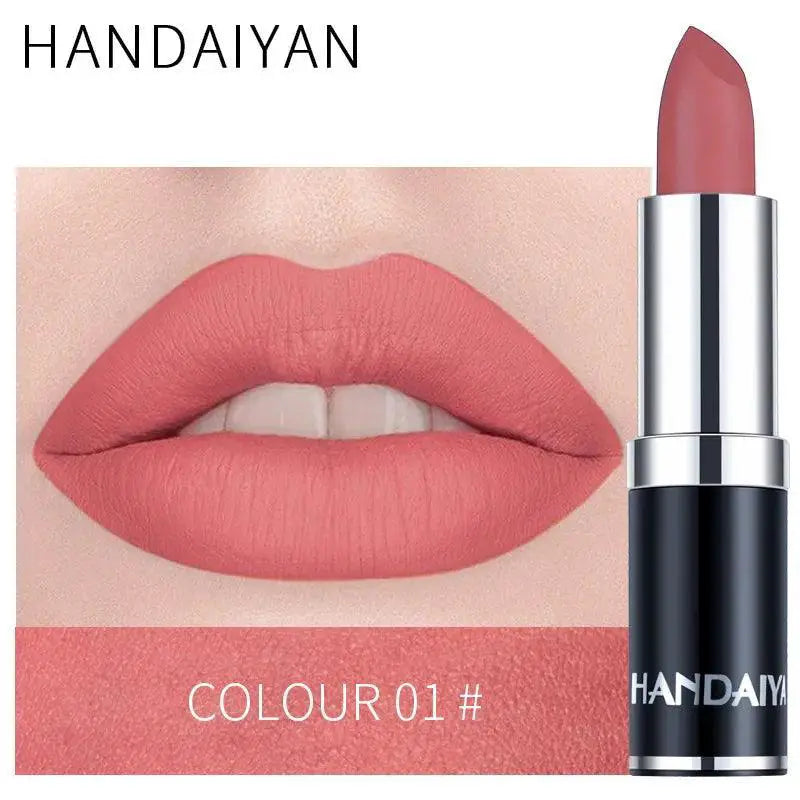 Velvet Matte Lip Gloss Luxurious Long Lasting Nude Shade