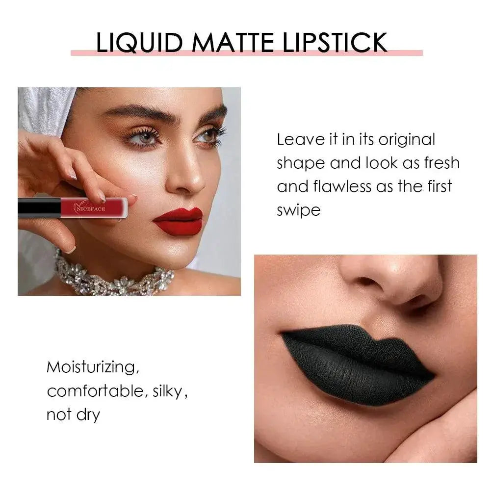 Velvet Matte Lip Kit With Bold Colors For Smooth Application