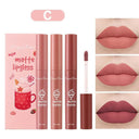 Velvet Matte Lip Trio Colorful Long Lasting Lipstick Set