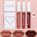Velvet Matte Lip Trio Colorful Long Lasting Lipstick Set