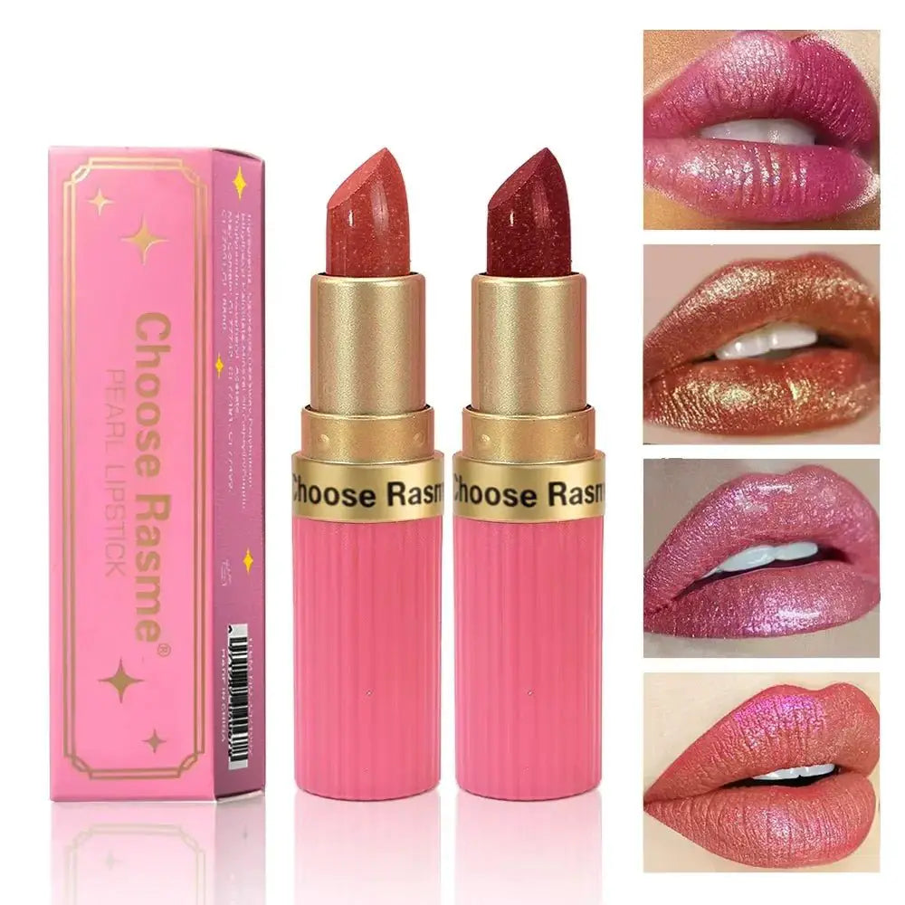 Pearlescent Pink Glitter Velvet Matte Lipstick Pro - OurLum.com
