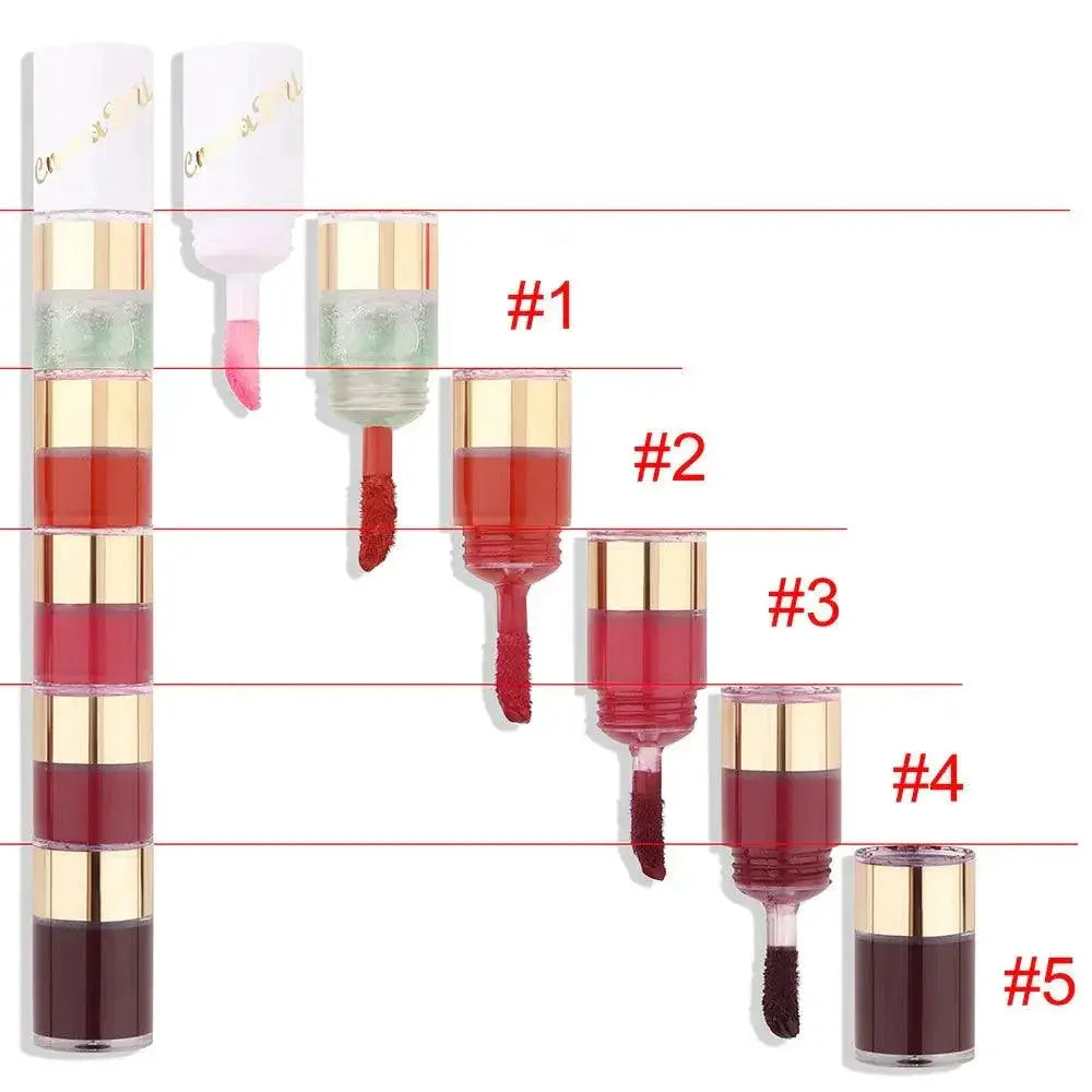 Velvet Red Matte Lipstick Set Hydrating Long Lasting Shades