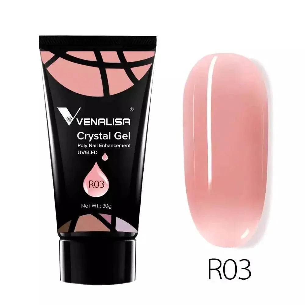 Venalisa Clear Poly Gel Fiberglass Nail Extension Kit — product view 14