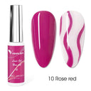 Venalisa French Nail Gel Polish DIY Glitter Art Kit 55ml