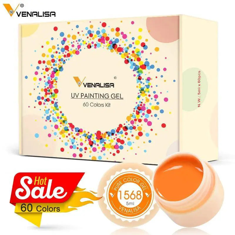 Venalisa Gel Polish Set 60 Colors Nail Art Essentials