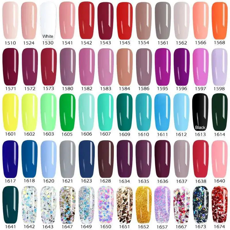 Venalisa Gel Polish Set 60 Colors Nail Art Essentials