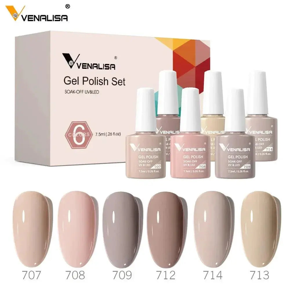 Venalisa Gel Polish Set Stylish UV Varnish Kit For Nails