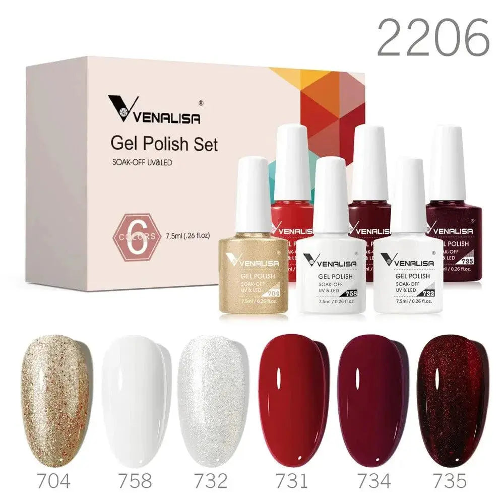 Venalisa Gel Polish Set Stylish UV Varnish Kit For Nails