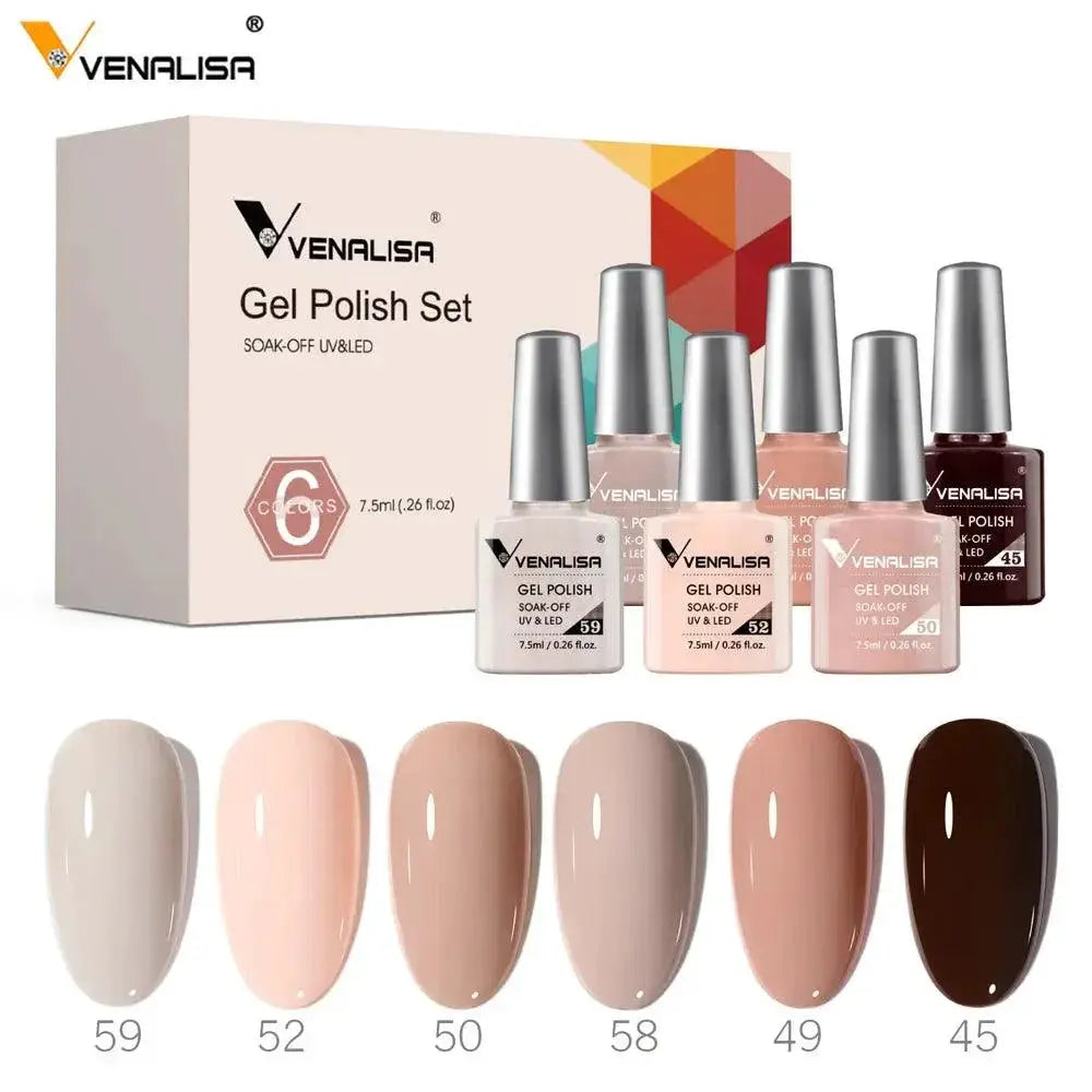 Venalisa Gel Polish Set Stylish UV Varnish Kit For Nails