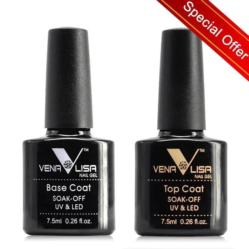 Venalisa Gel Top Coat Vibrant Long Lasting Glossy Finish