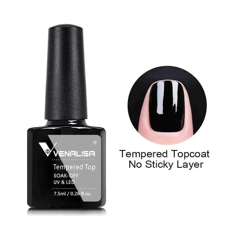 Venalisa Gel Top Coat Vibrant Long Lasting Glossy Finish