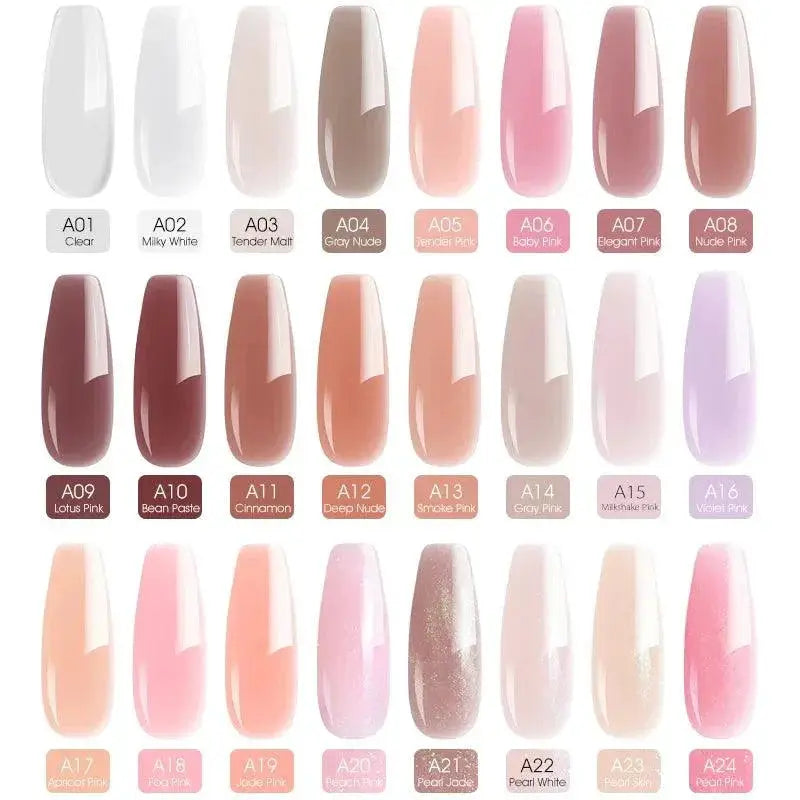 Venalisa Jelly Gel Nail Art Kit With 24 Colors And Glitter