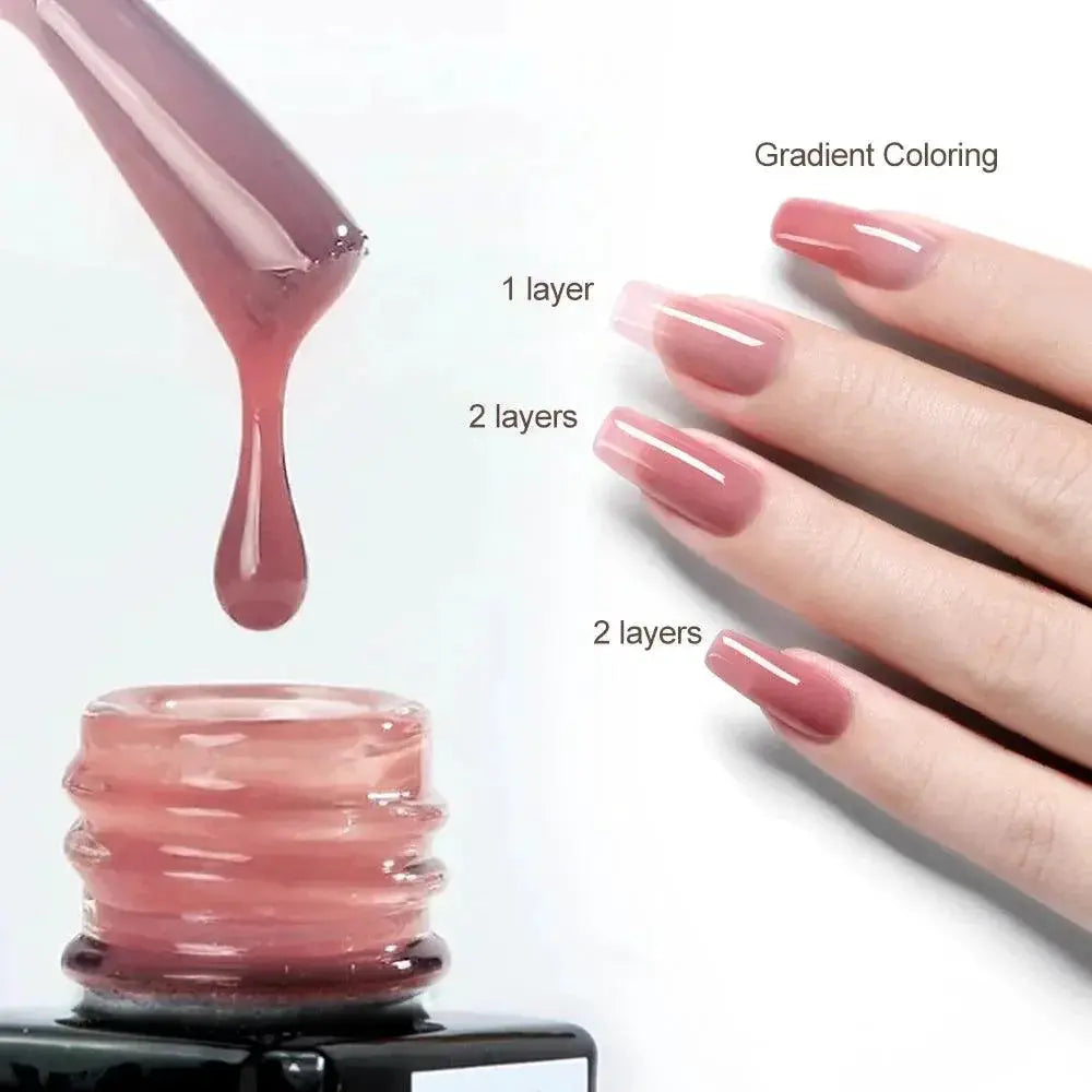 Venalisa Jelly Gel Nail Polish Kit Vibrant Colors Set