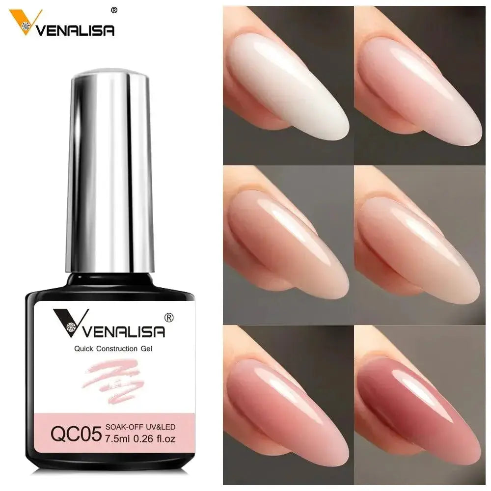Venalisa Pink Jelly Nail Strengthener Gel Quick And Stylish