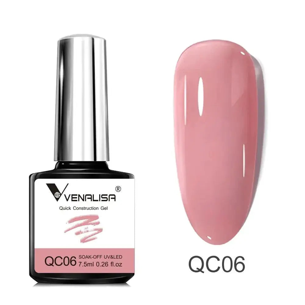 Venalisa Pink Jelly Nail Strengthener Gel Quick And Stylish