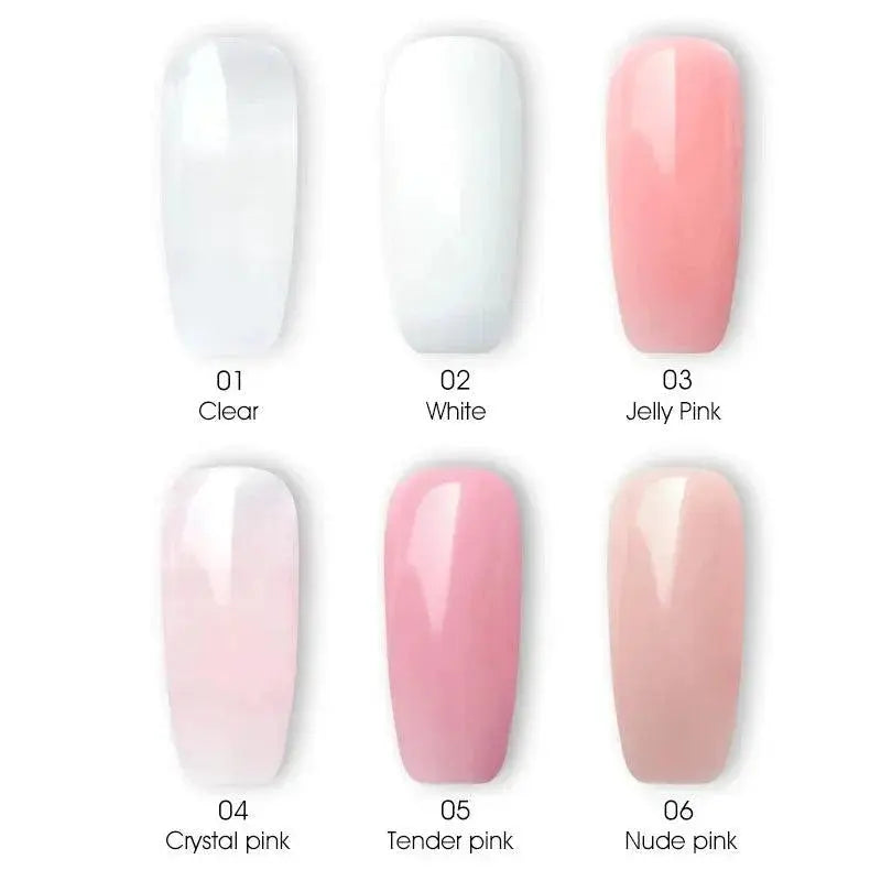 Venalisa Poly Gel Nail Kit French Nail Jelly Builder Set