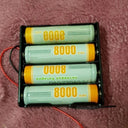 Versatile 18650 Battery Holder Cases With Wire Lead Storage