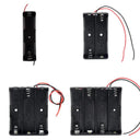 Versatile 18650 Battery Holder Cases with Wire Leads 1 to 4 Slots