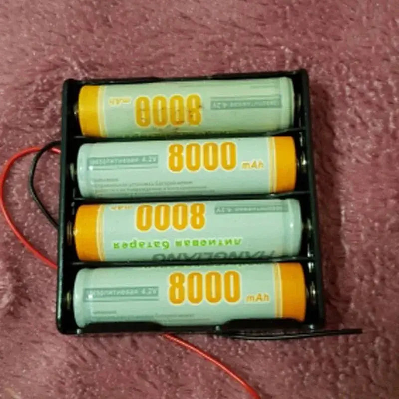 Versatile 18650 Battery Storage Cases 1 to 4 Slot Holders