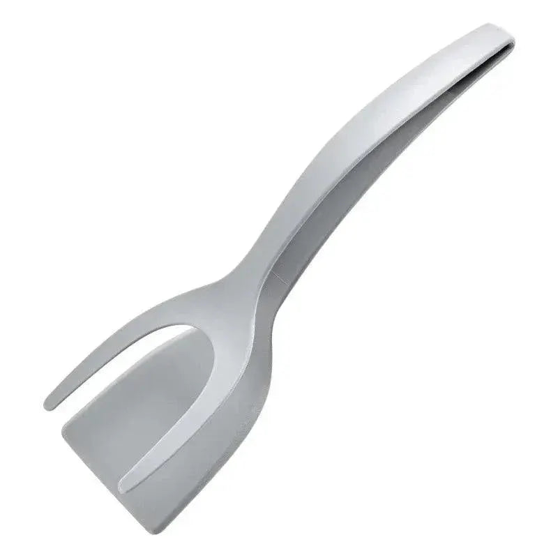 Versatile 2 - In - 1 Silicone Kitchen Tongs and Spatula Tools