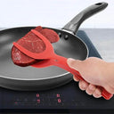 Versatile 2-in-1 Silicone Kitchen Tongs and Spatula Tools