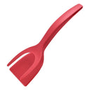Versatile 2-in-1 Silicone Kitchen Tongs and Spatula Tools