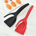 Versatile 2-in-1 Silicone Kitchen Tongs and Spatula Tools