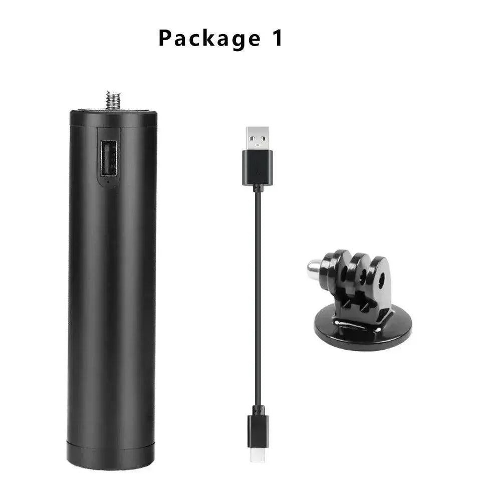 Versatile 7000mAh Power Bank With Hand Grip And Mini Tripod