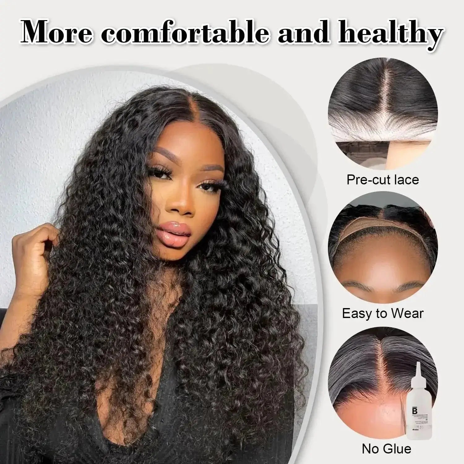 Versatile Deep Wave Brazilian Remy Lace Wigs For Style