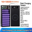Versatile Detachable 18650 Battery Power Bank Case Fast Charging
