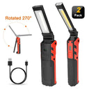 Versatile Dimmable COB LED Work Light USB Rechargeable Flashlight