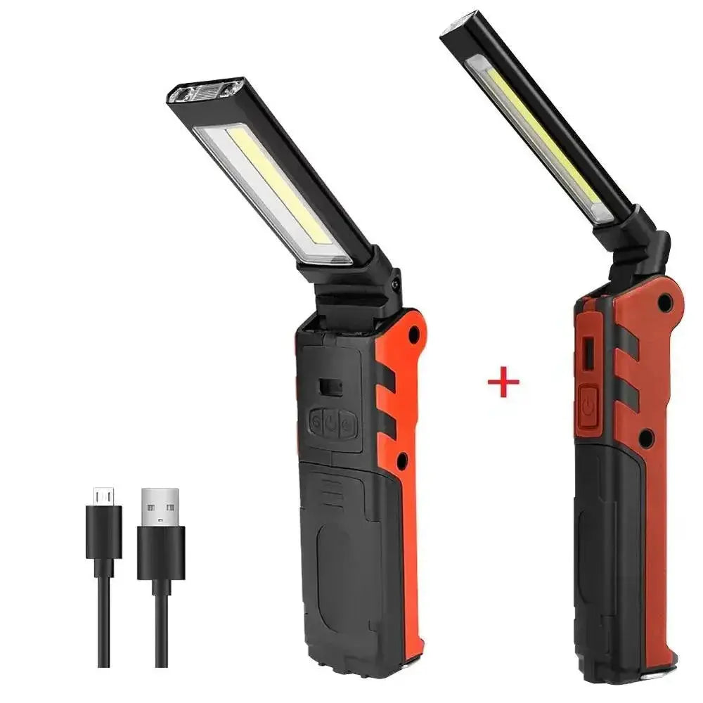 Versatile Dimmable COB LED USB Rechargeable Work Light