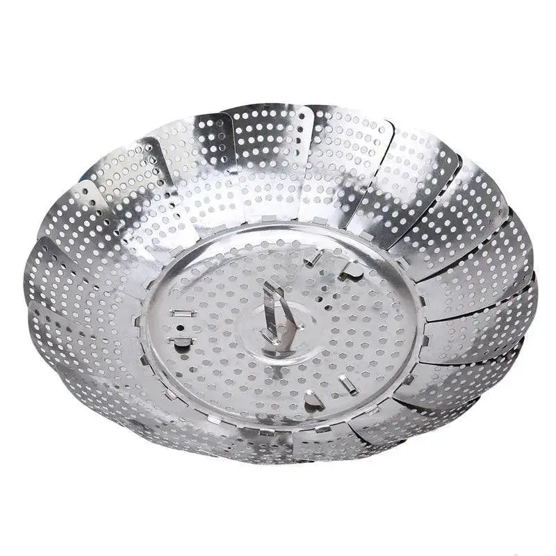 Versatile Folding Stainless Steel Steamer Rack For Veggies