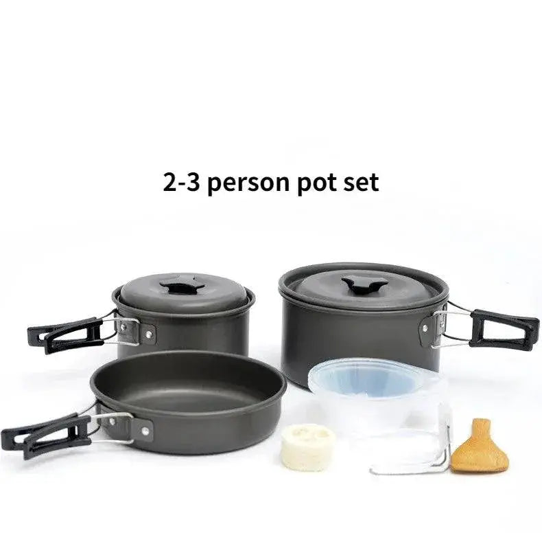 Versatile Lightweight Camping Cookware Set for One to Seven