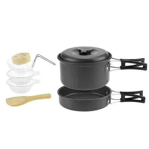 Versatile Lightweight Camping Cookware Set for One to Seven