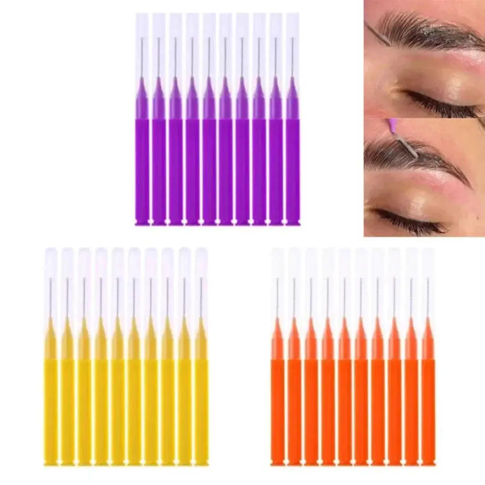 Mini Brow And Lash Grooming Set With Precision Brushes