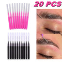 Versatile Mini Brow and Lash Grooming Set with Precision Brushes