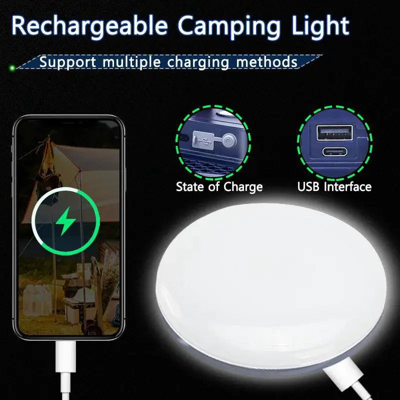 Outdoor LED Lantern With Power Bank And Waterproof Design