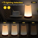 Versatile RGB Night Light: Remote Control, 13 Color Options