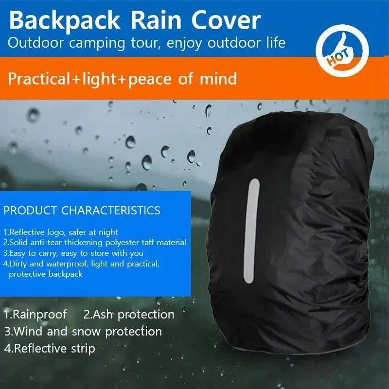 Versatile Waterproof Backpack Rain Cover 20 To 70L Hiking