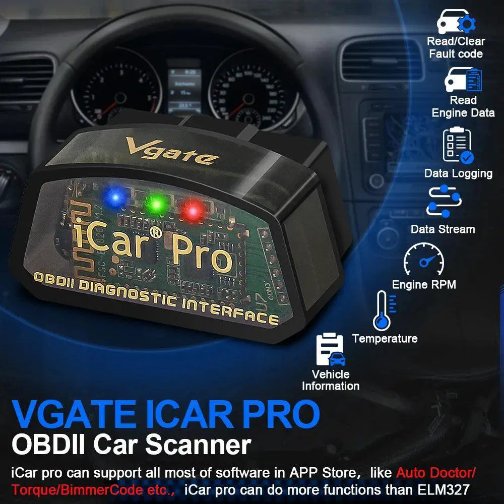 Vgate iCar Pro OBD2 Bluetooth Diagnostic Tool Android iOS