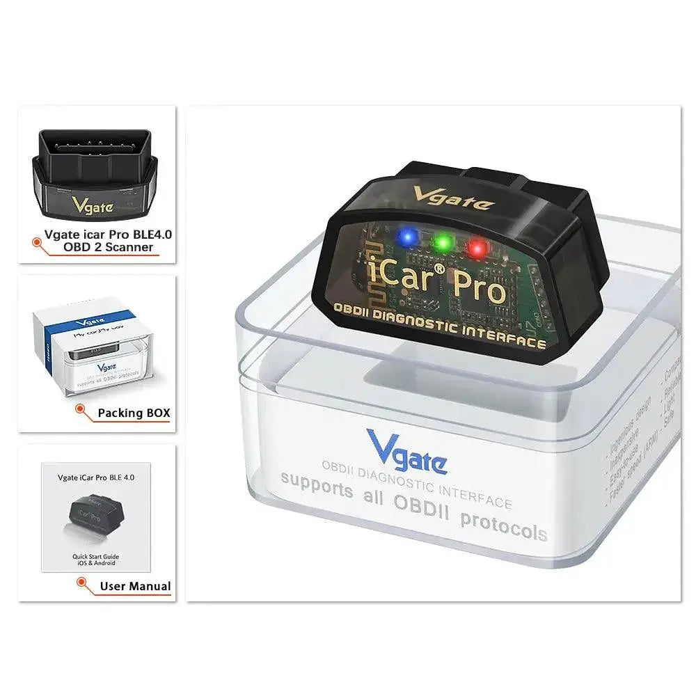 Vgate iCar Pro OBD2 Bluetooth Diagnostic Tool Android iOS