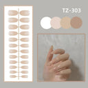 Vibrant Ballet False Nails Kit Colorful Waterproof Design