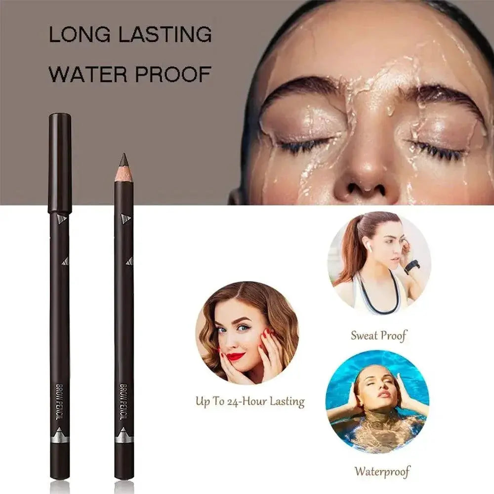 Vibrant Brow Pencil Set Waterproof Long Lasting Kit