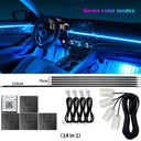 Vibrant Car Ambient Light Kit for Mood