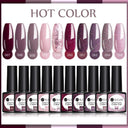 Vibrant Gel Polish Set: Stunning Nail Art Collection 122 Colors