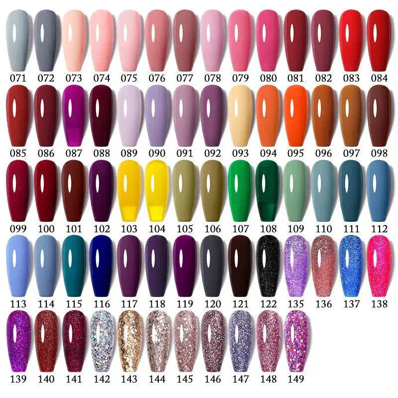 Vibrant Gel Polish Set 122 Colors For Stunning Nail Art