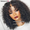 Curly Bob Wig For Red Mahogany Look