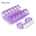 Vibrant Nail Brush Set for Manicure and Pedicure Brushes