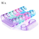 Vibrant Nail Brush Set for Manicure and Pedicure Brushes